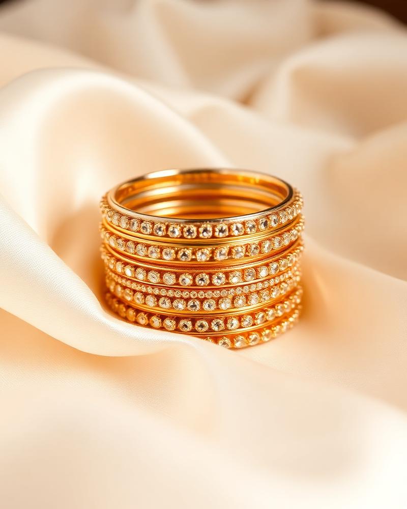 Jaipuri Gold Bangle Set — view 1
